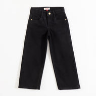 JusCubs Boys Black Denim Jeans