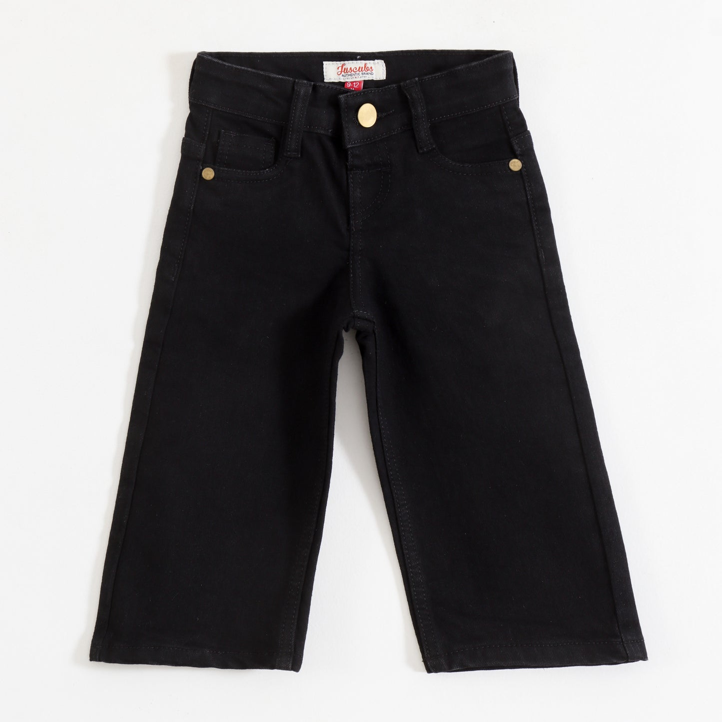 JusCubs Boys Black Denim Shorts