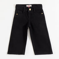 JusCubs Boys Black Denim Shorts