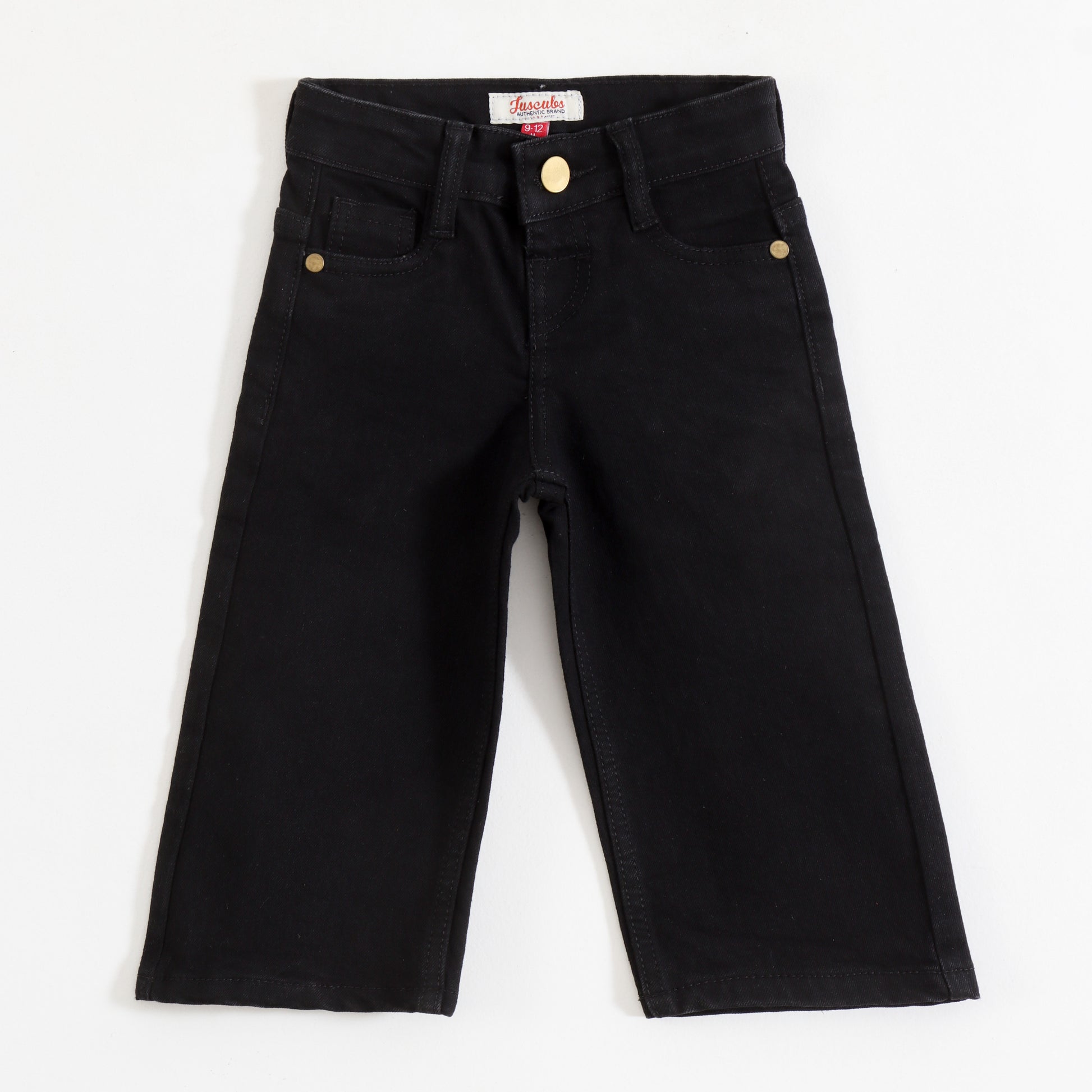 JusCubs Boys Black Denim Shorts