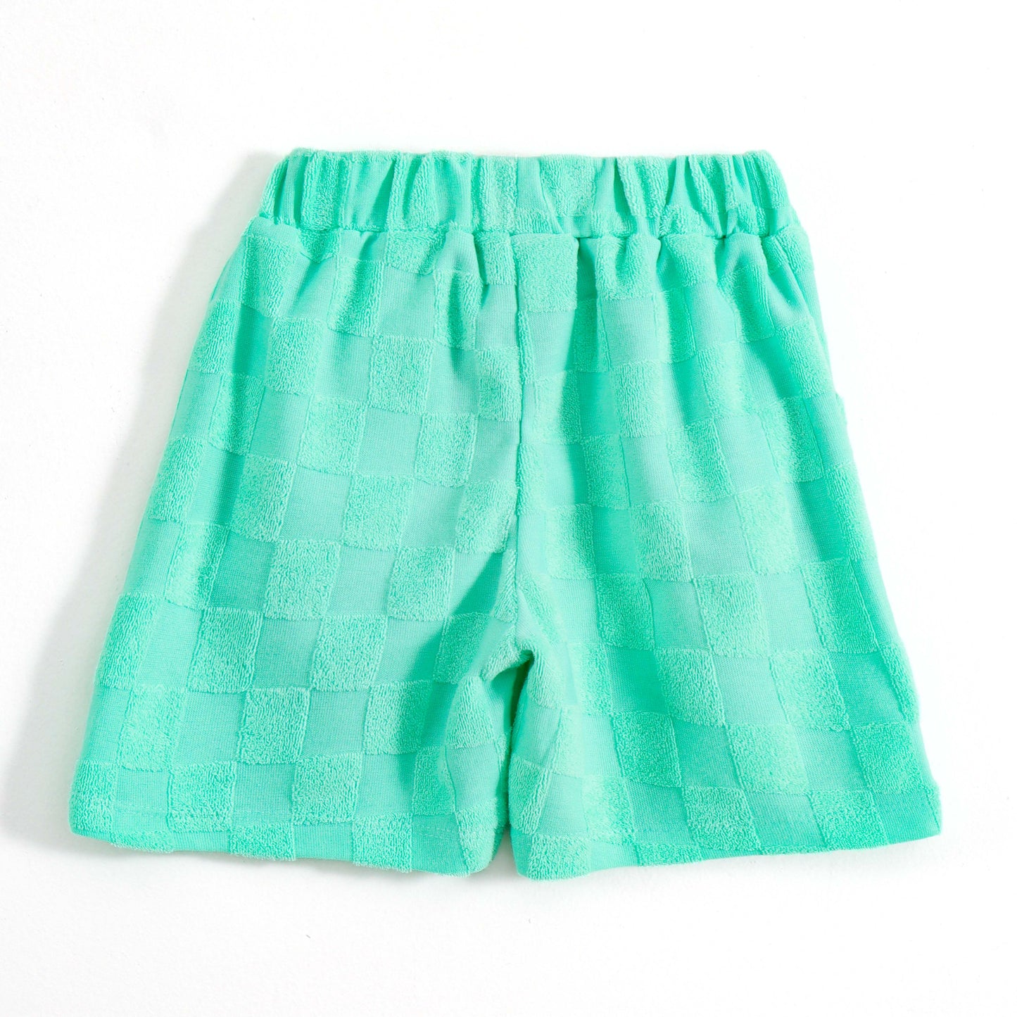 JusCubs Baby Boys Mint Green Textured T-Shirt & Shorts Co-ord Set