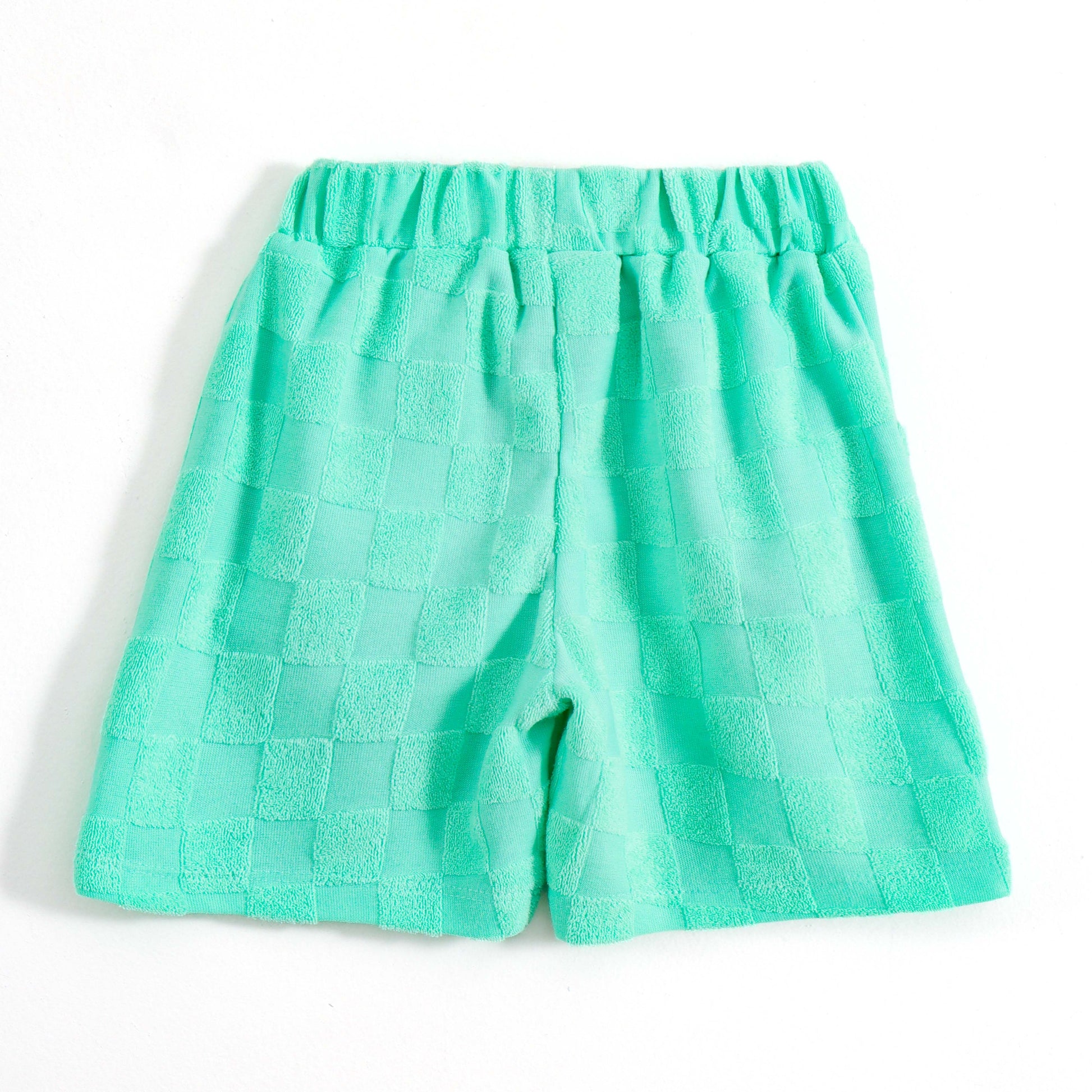 JusCubs Baby Boys Mint Green Textured T-Shirt & Shorts Co-ord Set