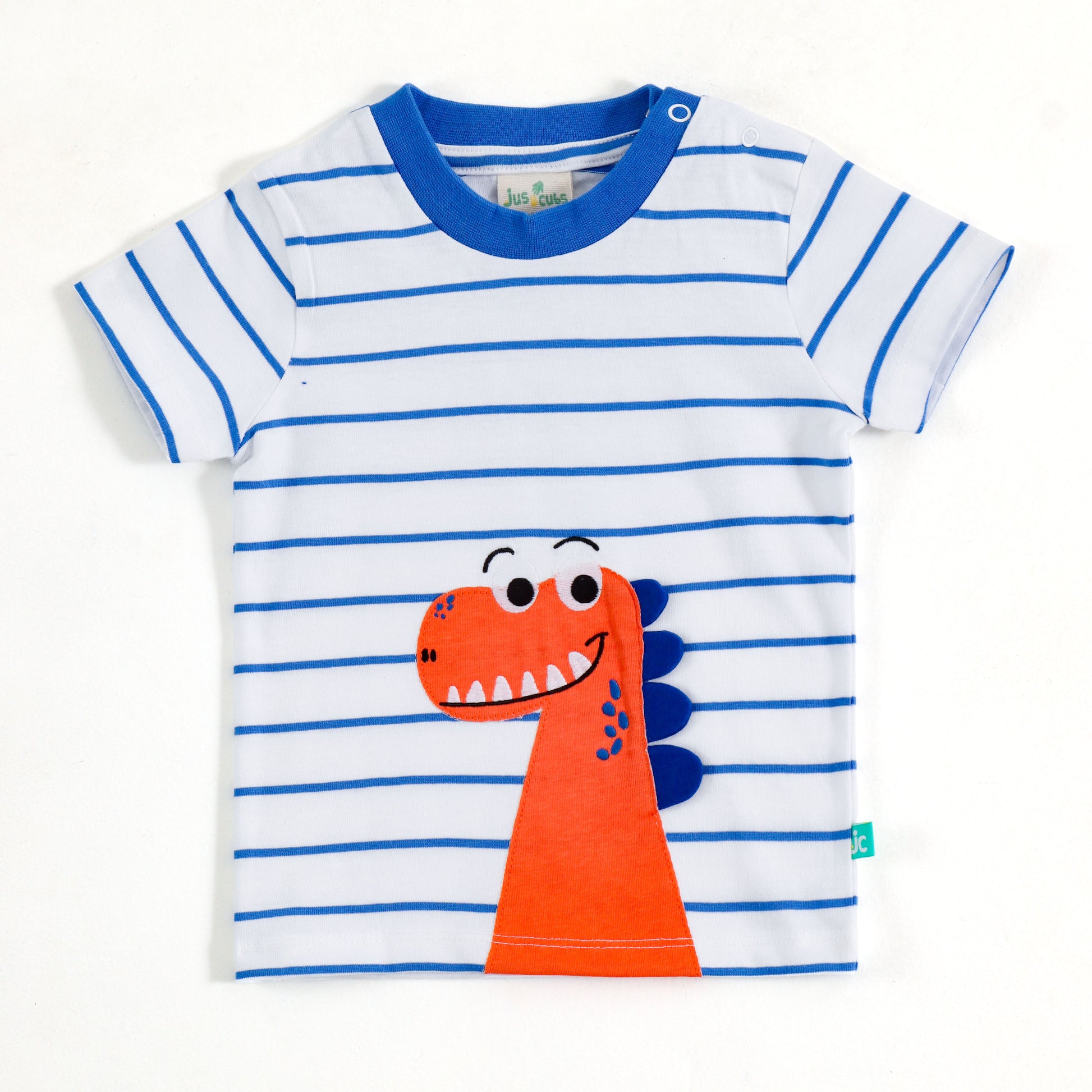 JusCubs Baby Boys Dinosaur Applique T-Shirt & Shorts Co-ord Set