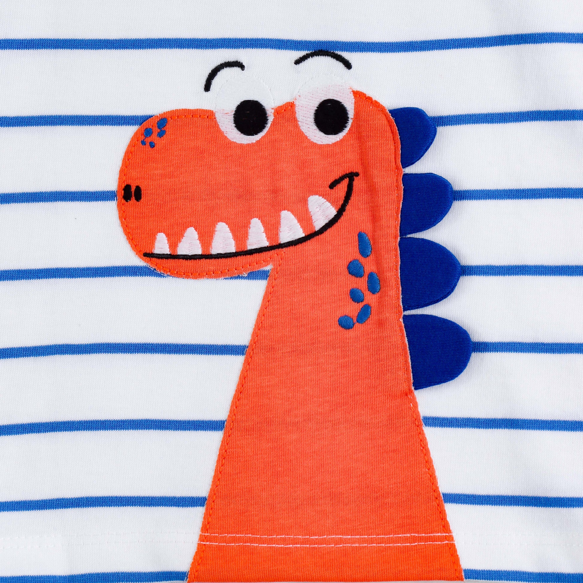 JusCubs Baby Boys Dinosaur Applique T-Shirt & Shorts Co-ord Set