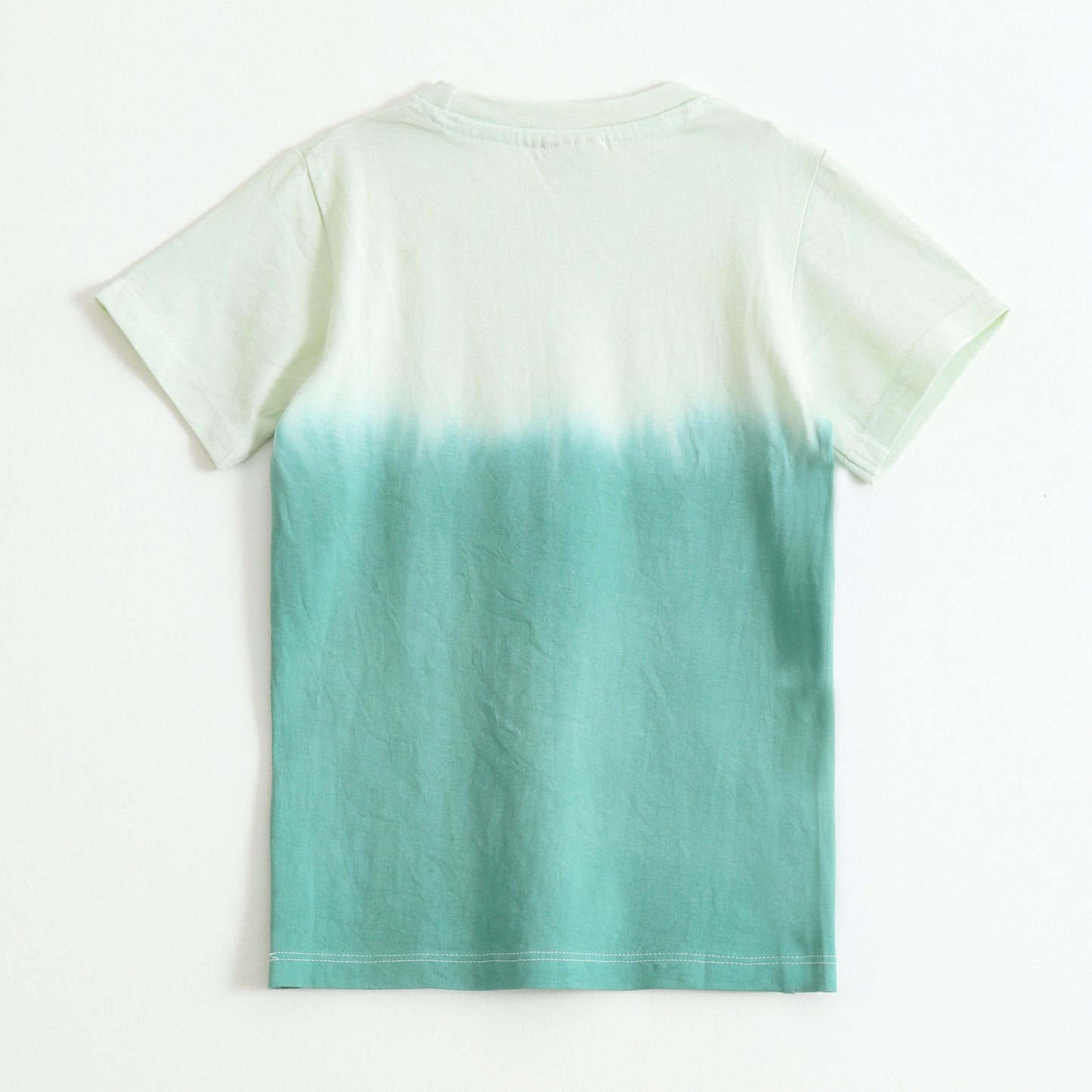 Boys Blue Ombre "Summer Vibes Only" Graphic Printed Cotton T-Shirt
