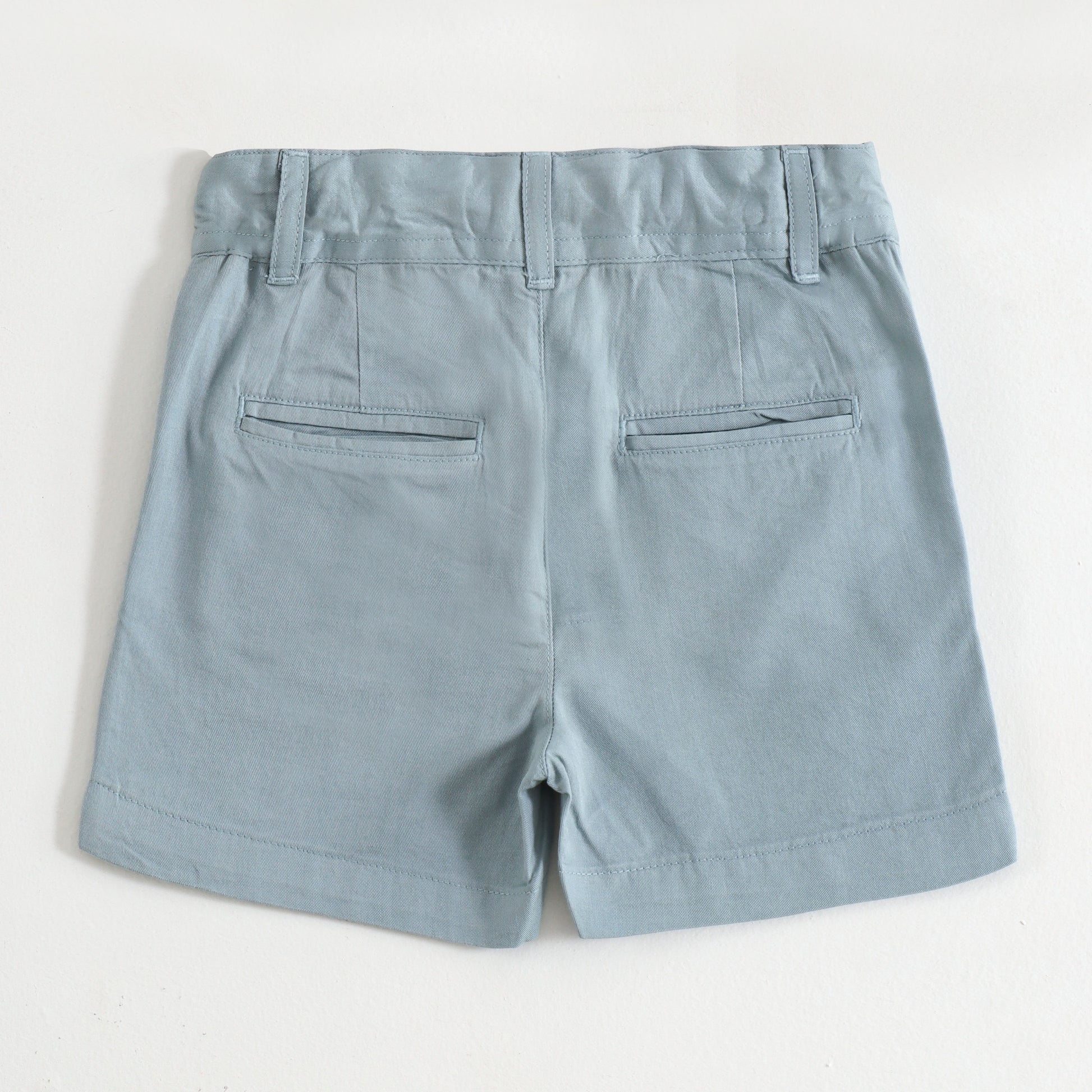 JusCubs Boys Sky Blue Cotton Casual Shorts