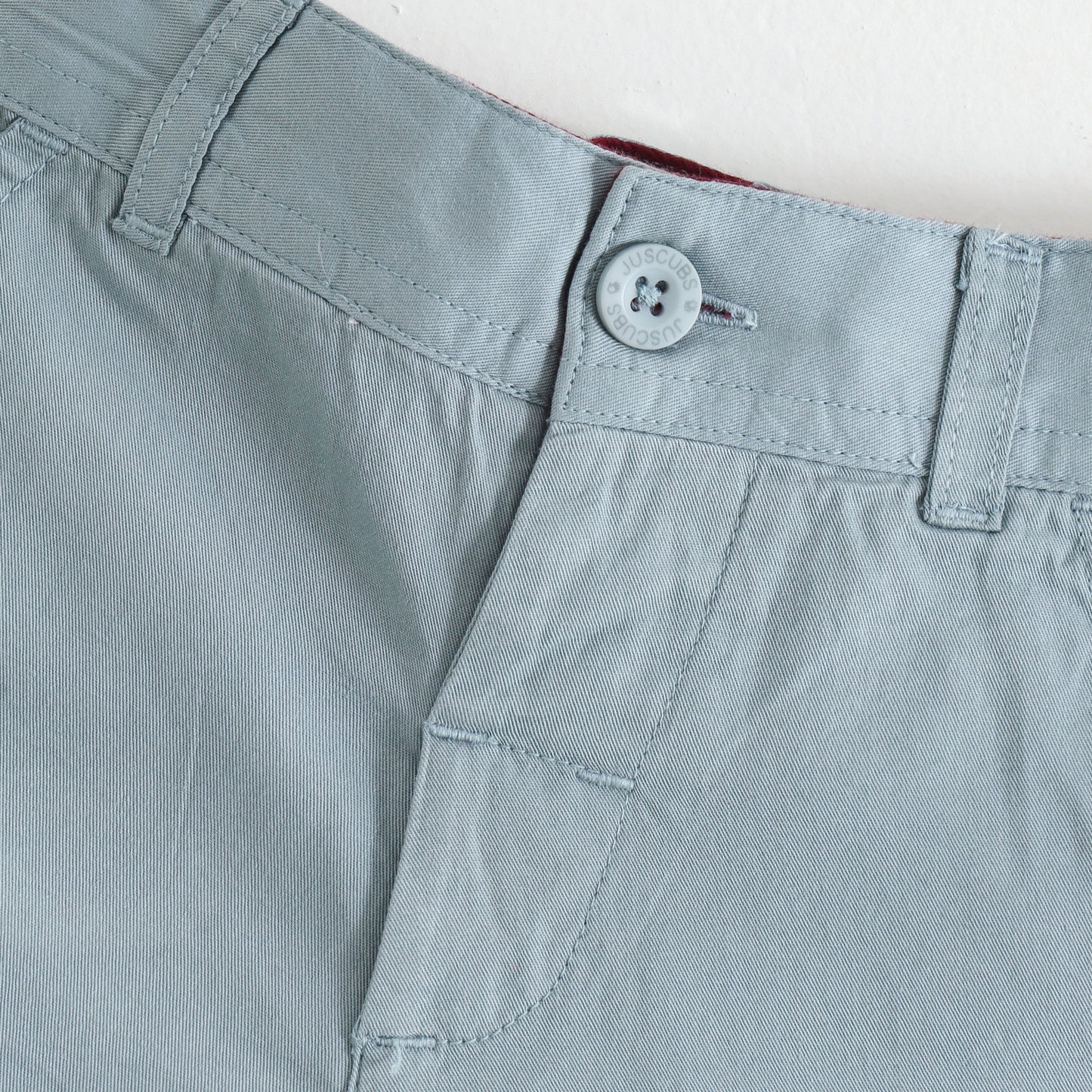 JusCubs Boys Sky Blue Cotton Casual Shorts