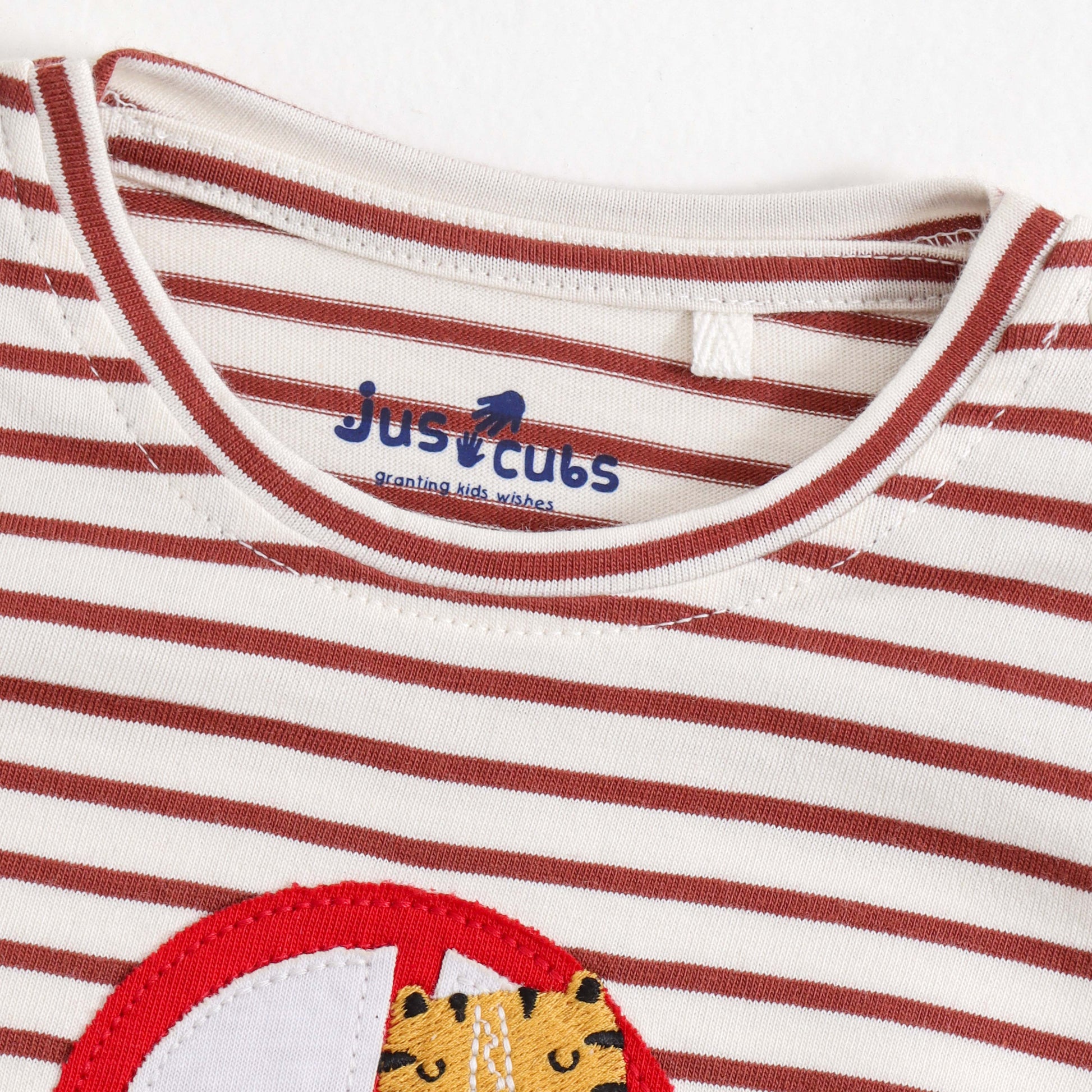 Baby Boys Striped Car Appliqué Half Sleeve T-Shirt & Solid Shorts Co-Ord Set