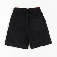 JusCubs Boys Black Solid Casual Shorts with Front Pockets
