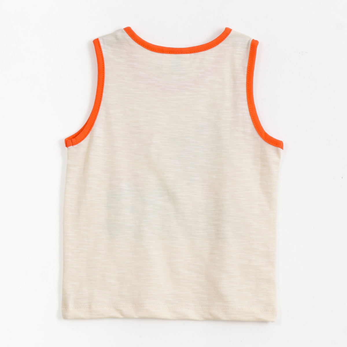 JusCubs Baby Boys Cream Sleeveless Graphic Tank Top – Chasing the Sun Print