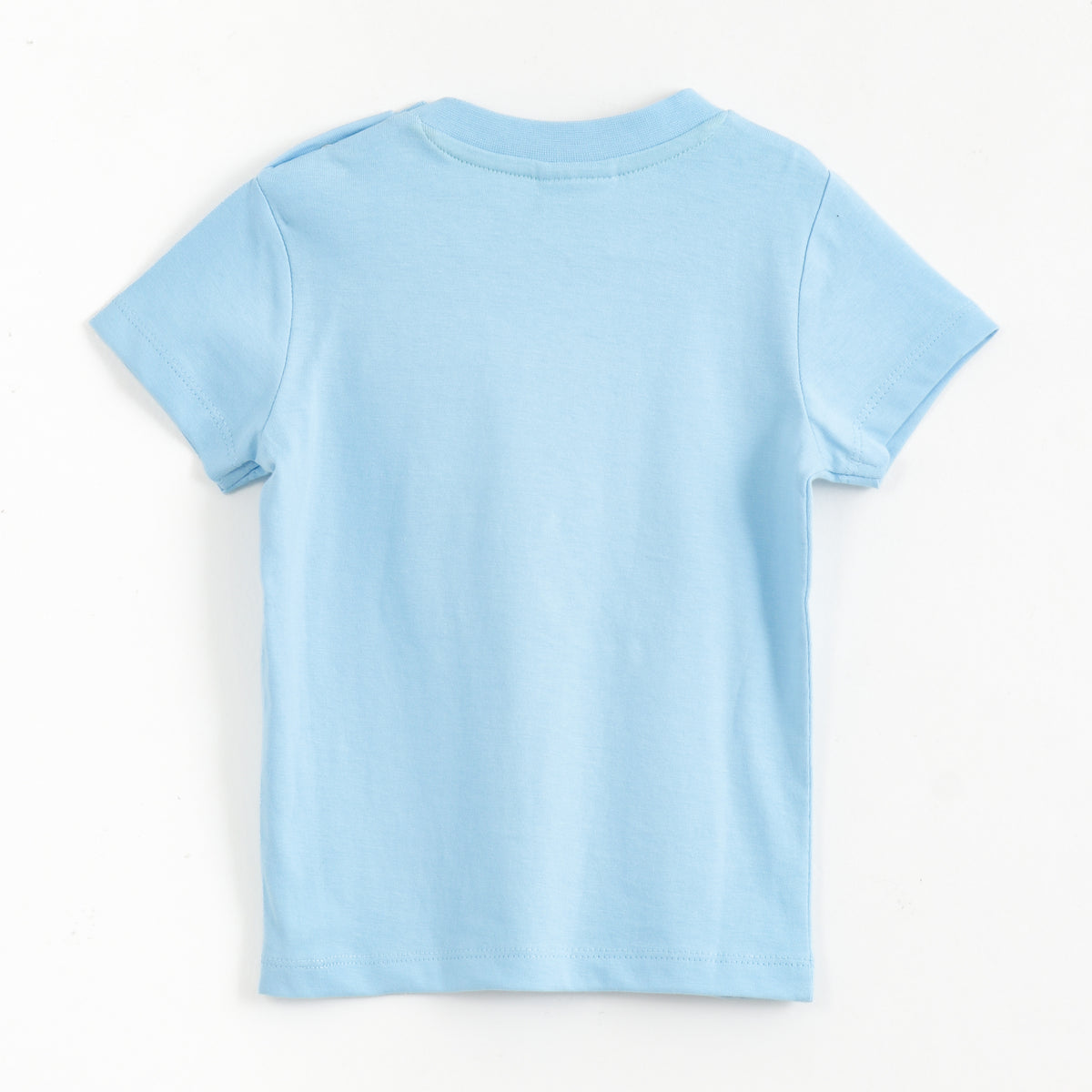 JusCubs Baby Boys Light Blue Captain Gull Applique T-Shirt