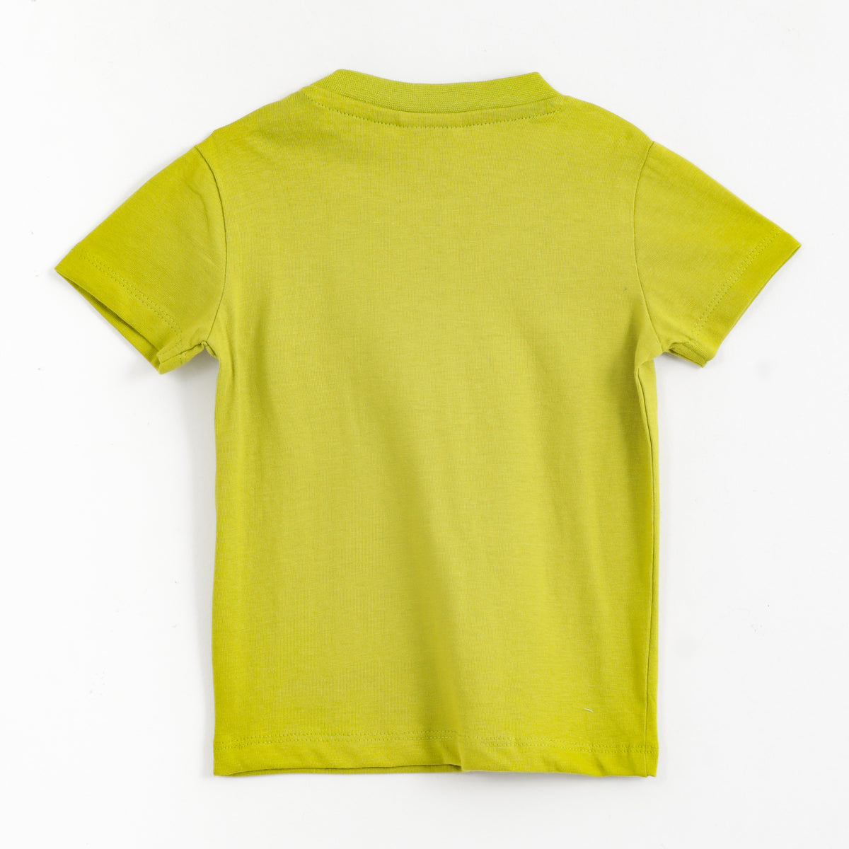 JusCubs Baby Boys Lime Green Graphic T-Shirt with Blue Shorts Set
