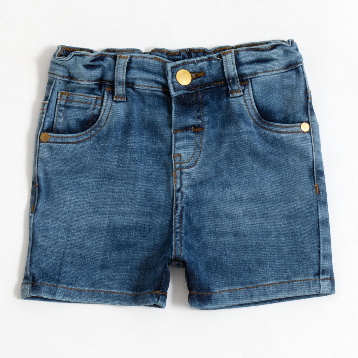 JusCubs Boys’ Blue Washed Denim Shorts