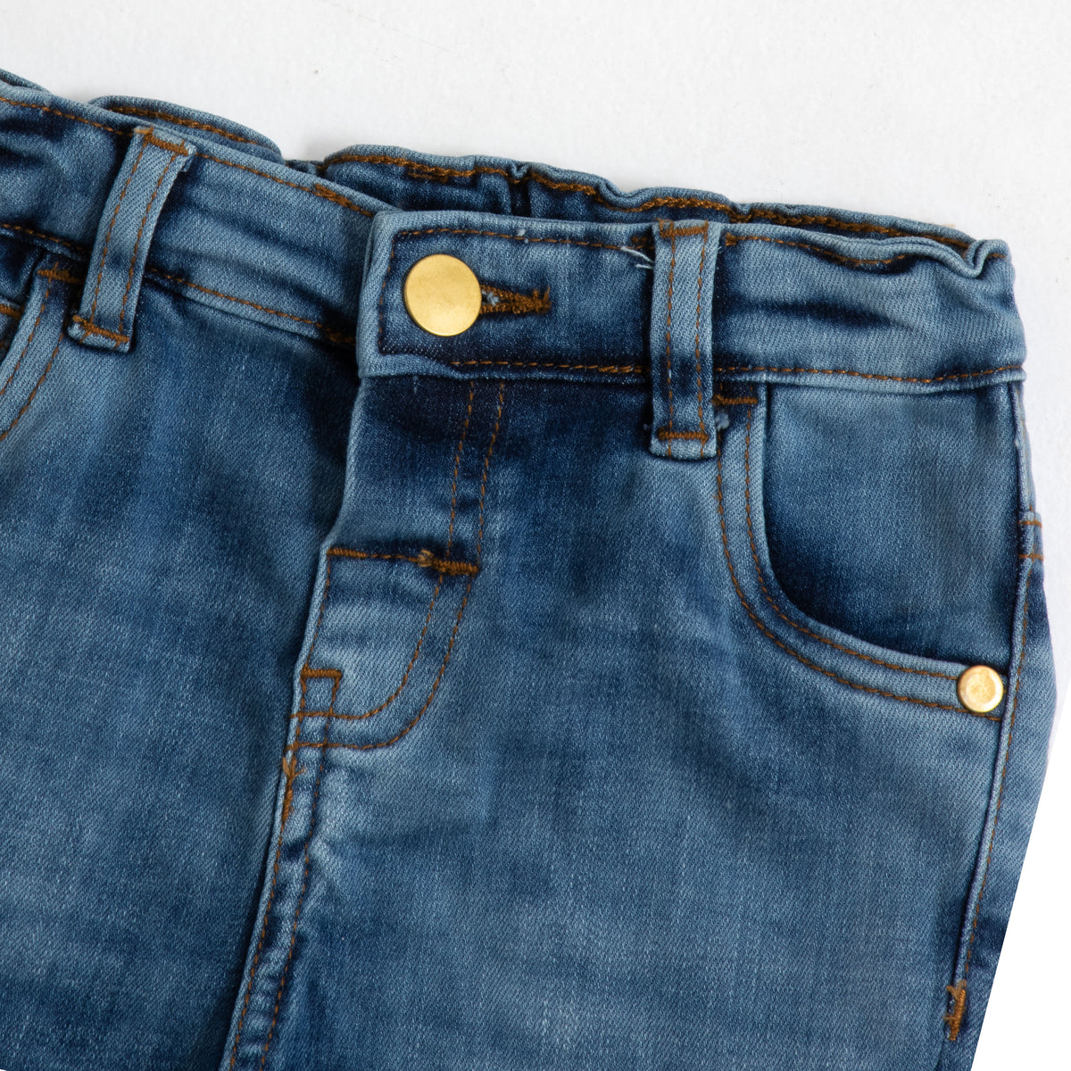 JusCubs Boys’ Blue Washed Denim Shorts
