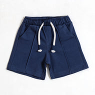JusCubs Boys’ Navy Blue Shorts with Elasticated Waist and Drawstring