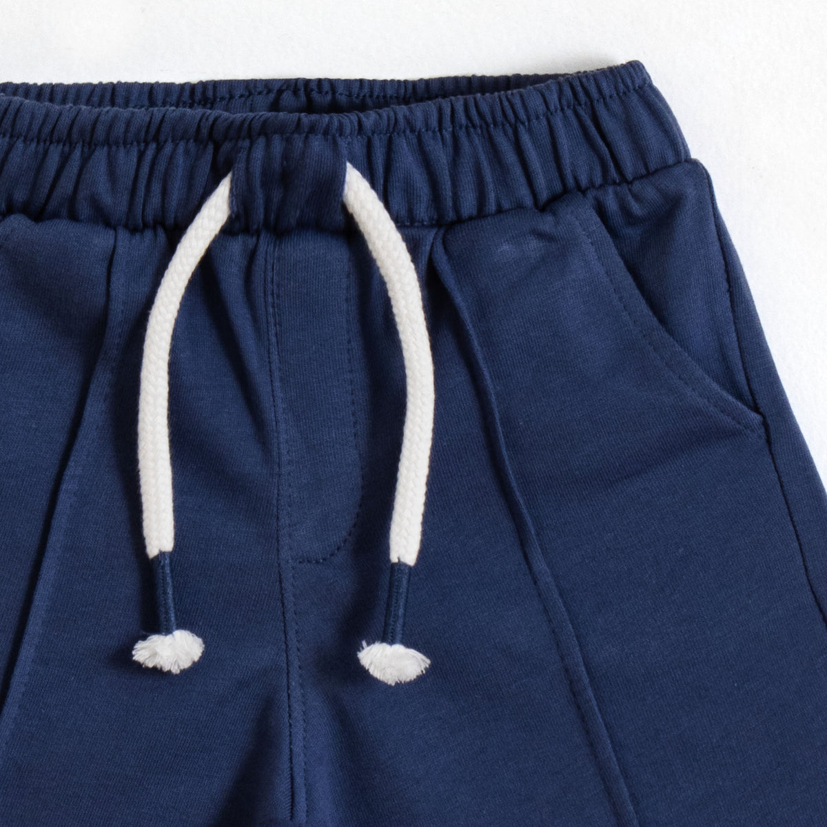 JusCubs Boys’ Navy Blue Shorts with Elasticated Waist and Drawstring