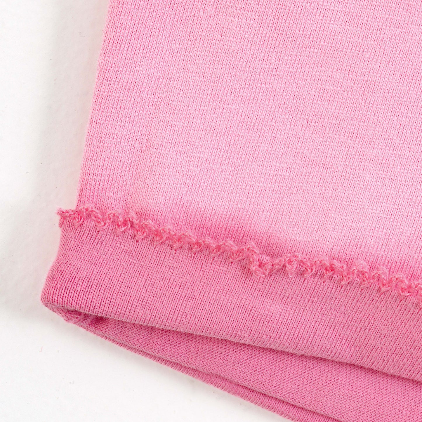 JusCubs Girls White Embroidered Collar Top with Pink Shorts Set – Soft Cotton Summer Outfit