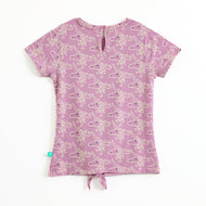 Baby Girls Unicorn Print Cotton Top | Soft Fabric | Lightweight & Breathable