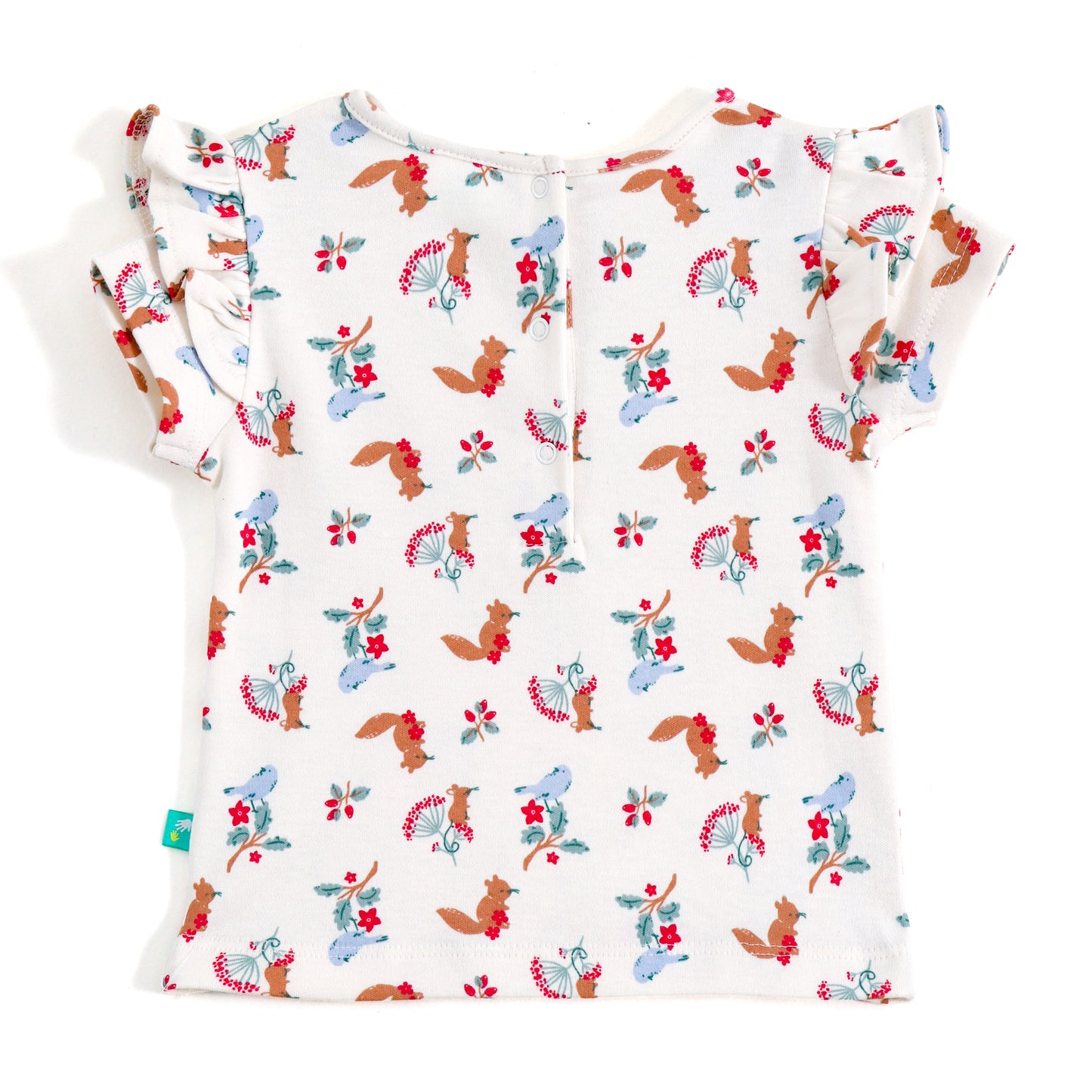 JusCubs Baby Girls Printed Top & Shorts Co-ord Set
