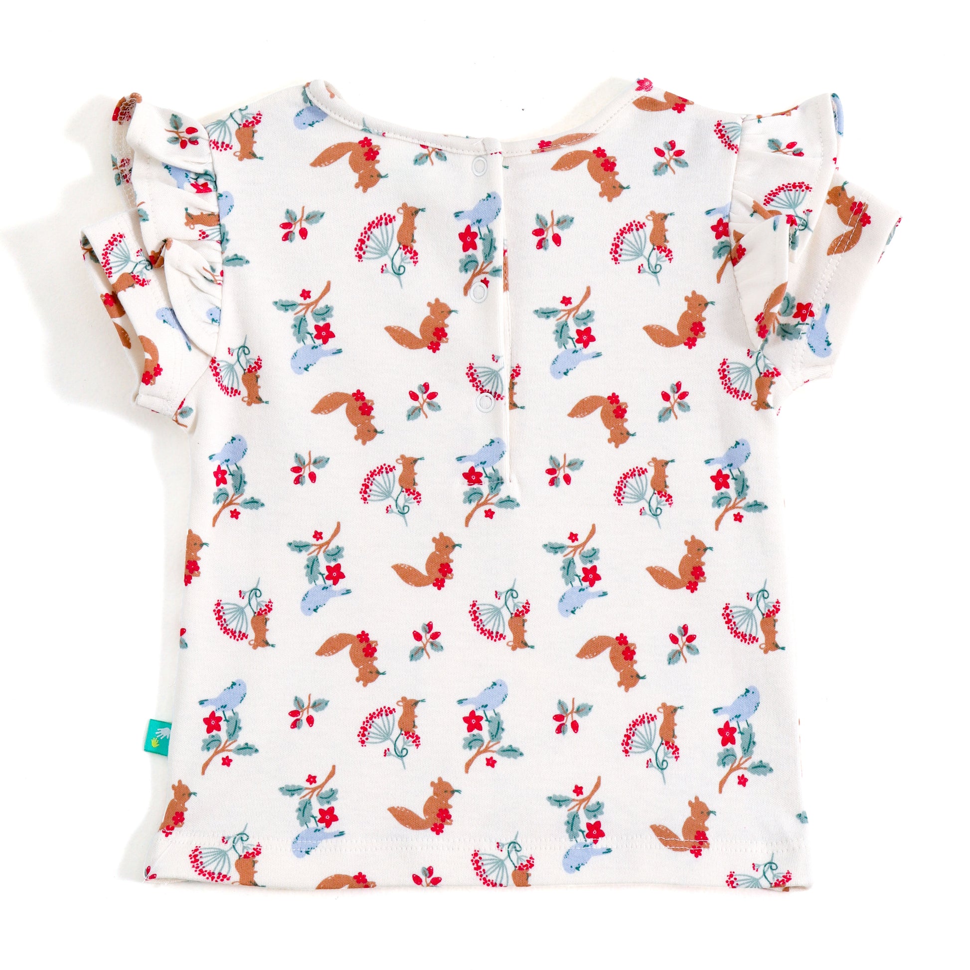 JusCubs Baby Girls Printed Top & Shorts Co-ord Set