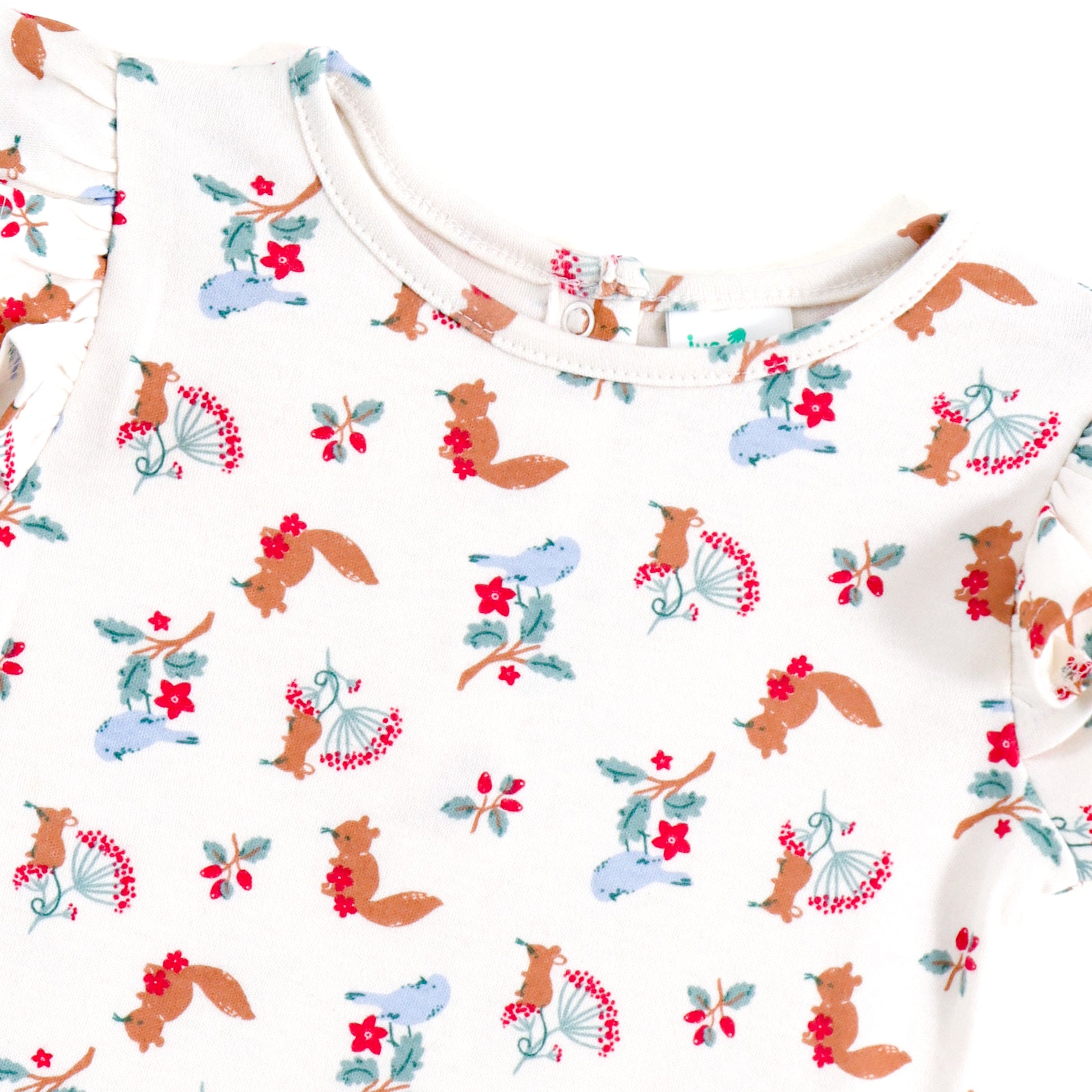 JusCubs Baby Girls Printed Top & Shorts Co-ord Set