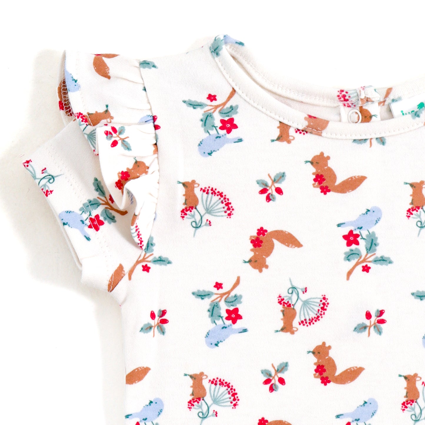 JusCubs Baby Girls Printed Top & Shorts Co-ord Set