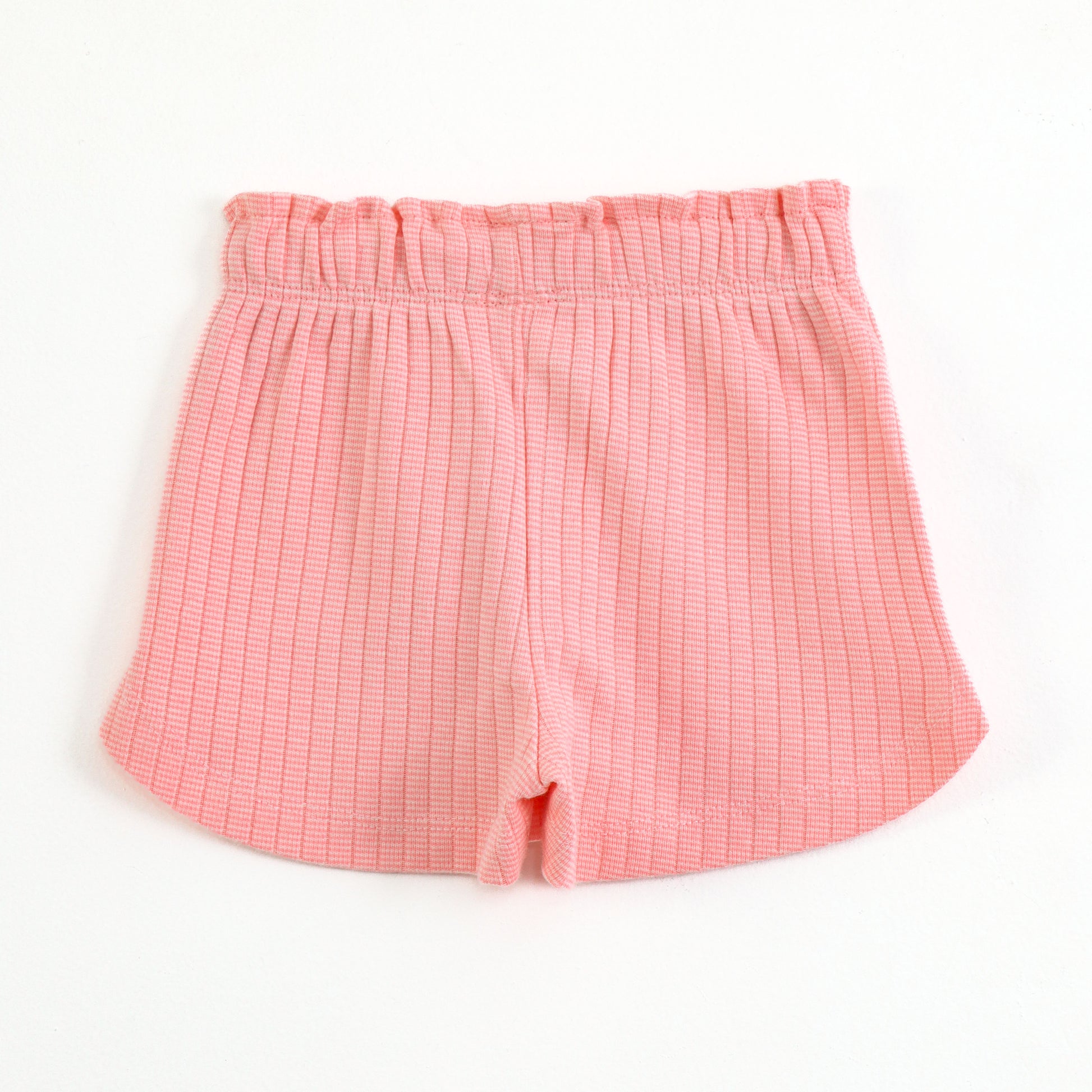 Baby Girls Cotton Co- Set | Ribbed Top & Shorts | Tassel Detail | Elastic Waist | Summer Outfit