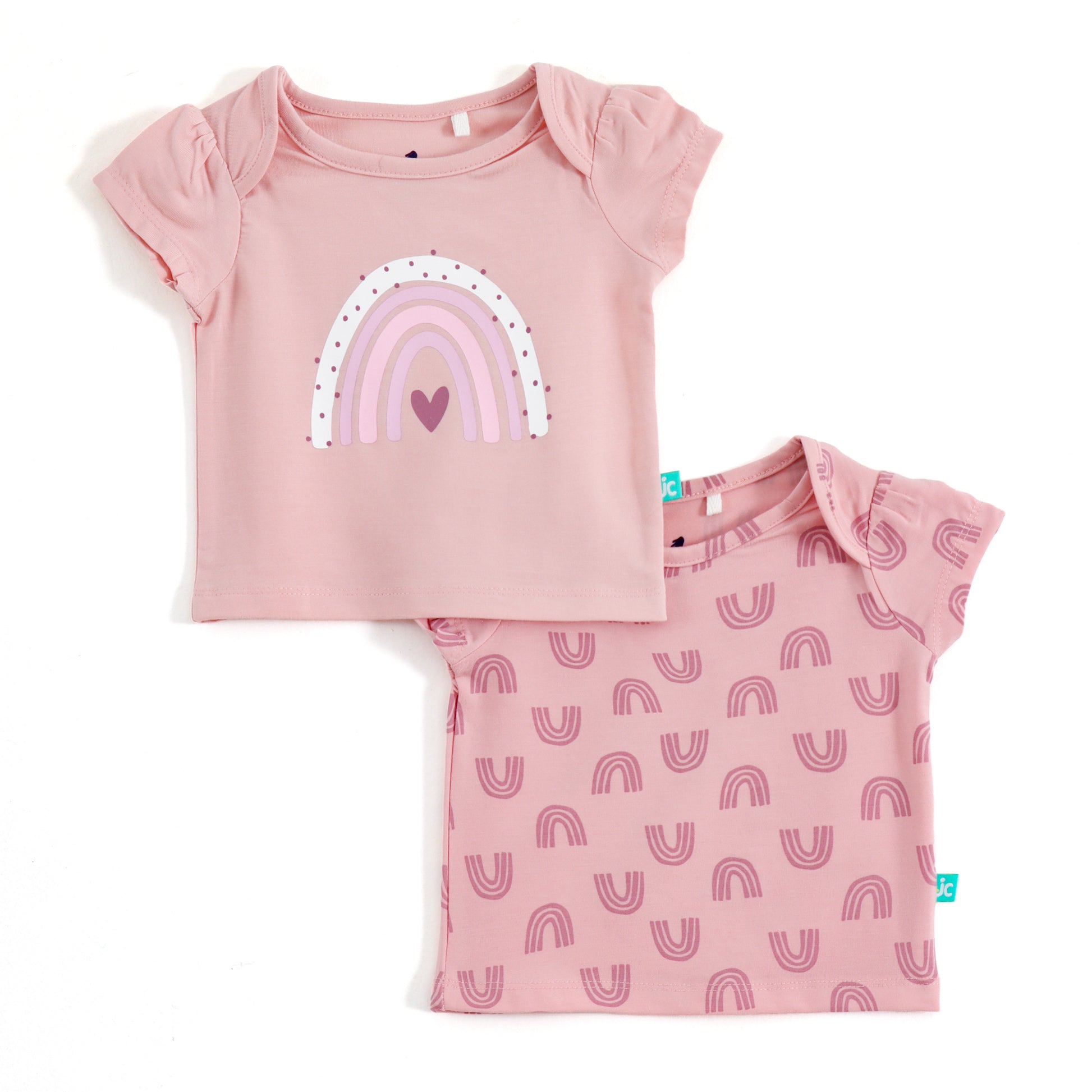JusCubs Baby Girls T-Shirt Pack of 2