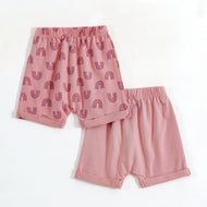 JusCubs Baby Girls Shorts Pack of 2