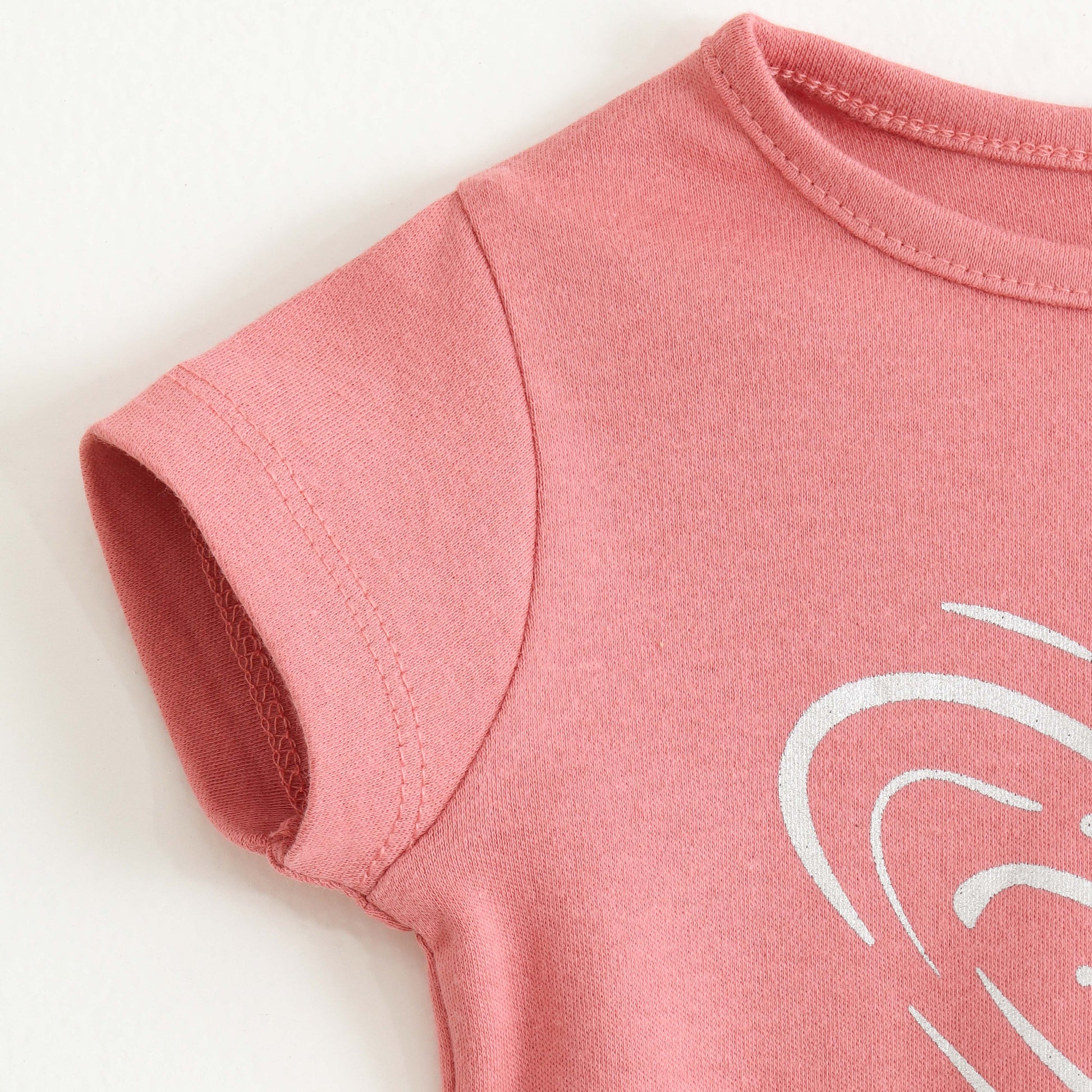 Baby Girls Pink Cosmic Cutie Graphic Printed Cotton T-Shirt
