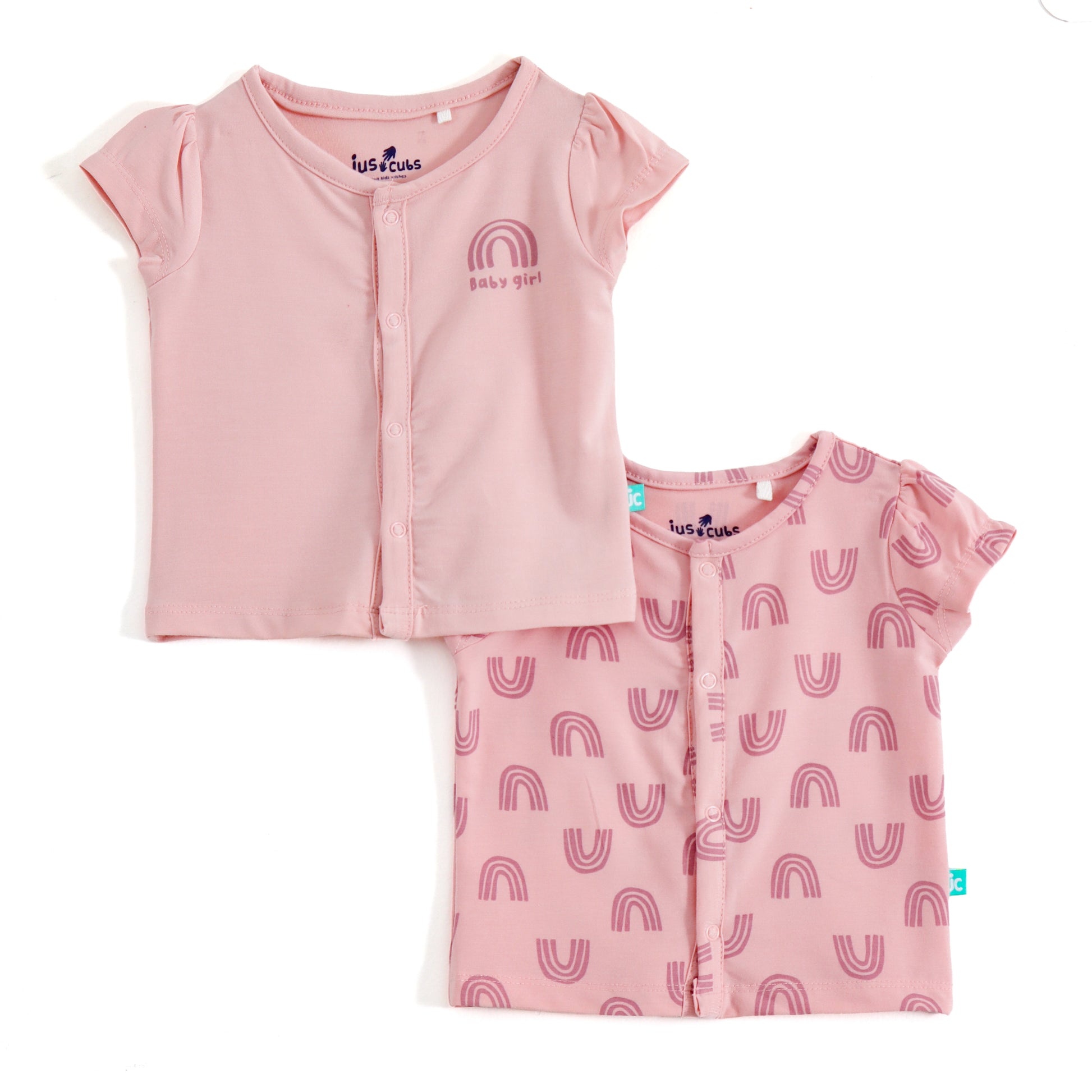 JusCubs Baby Girls Jhabla Pack of 2