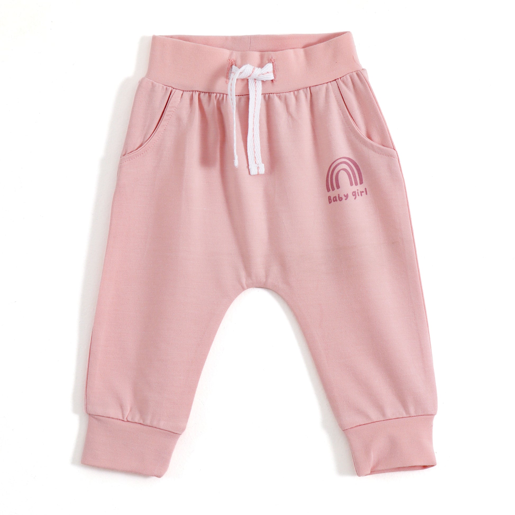JusCubs Baby Girls Jogger Pants Pack of 2