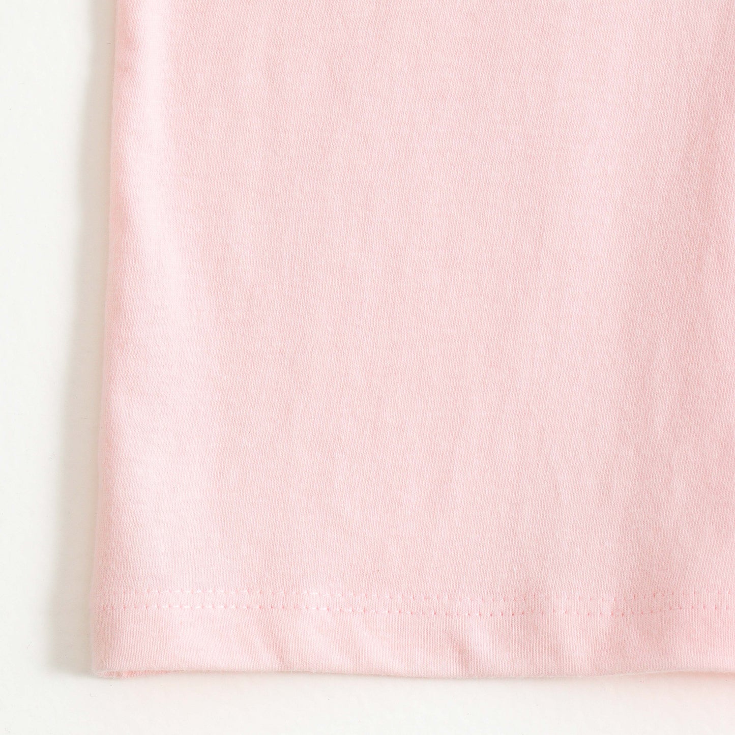 Girls Light Pink Family Tree Graphic Printed Cotton T-Shirt