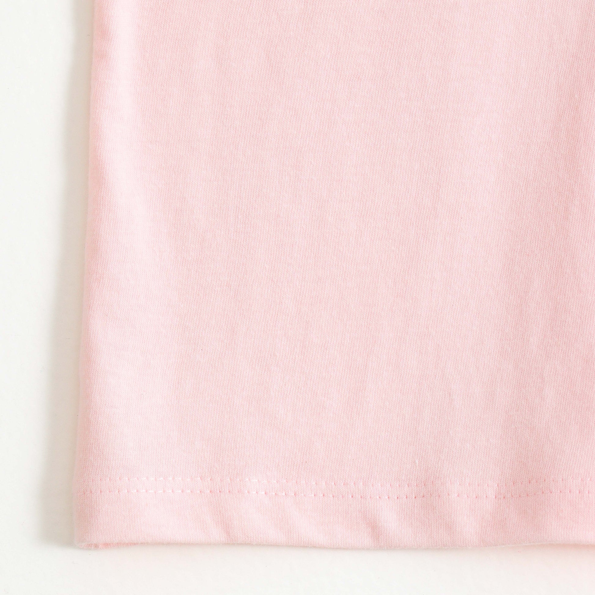 Girls Light Pink Family Tree Graphic Printed Cotton T-Shirt