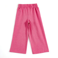 JusCubs Girls Pink Wide Leg Culotte Pants
