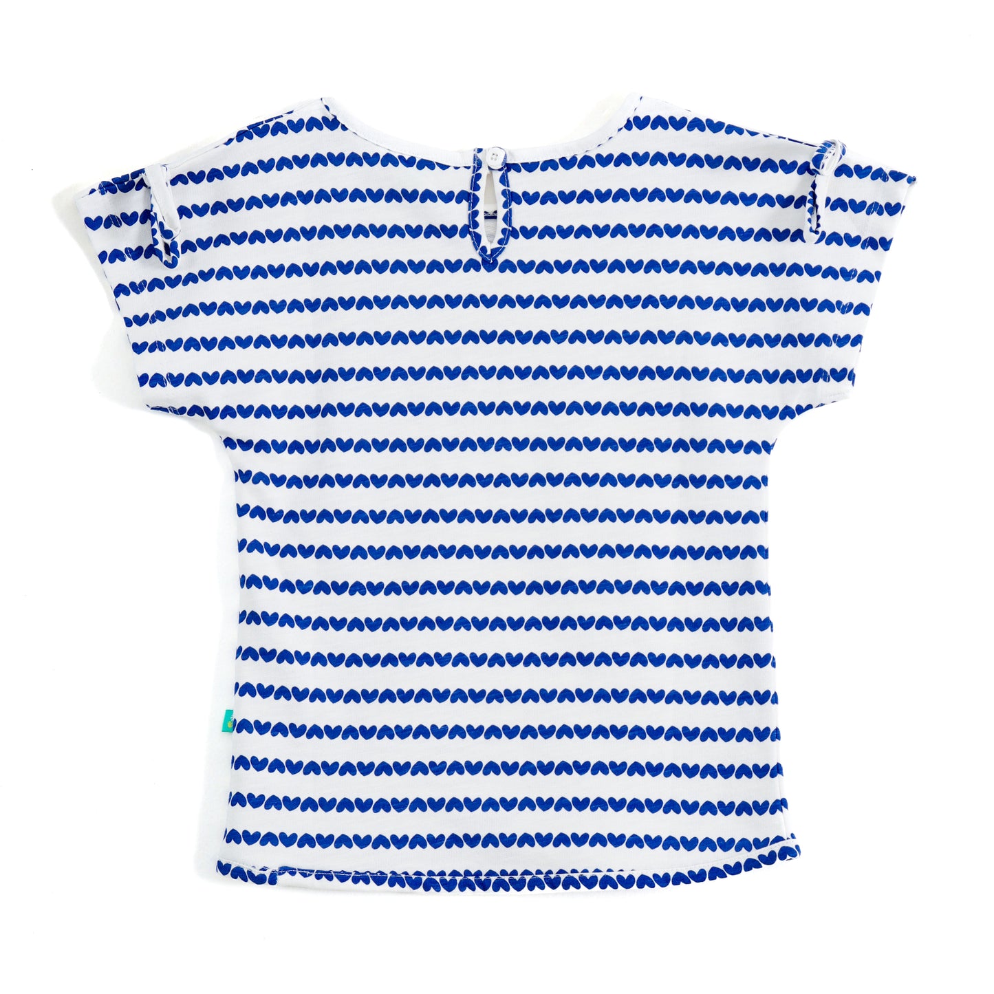 JusCubs Girls Heart Print Tie-Up Top
