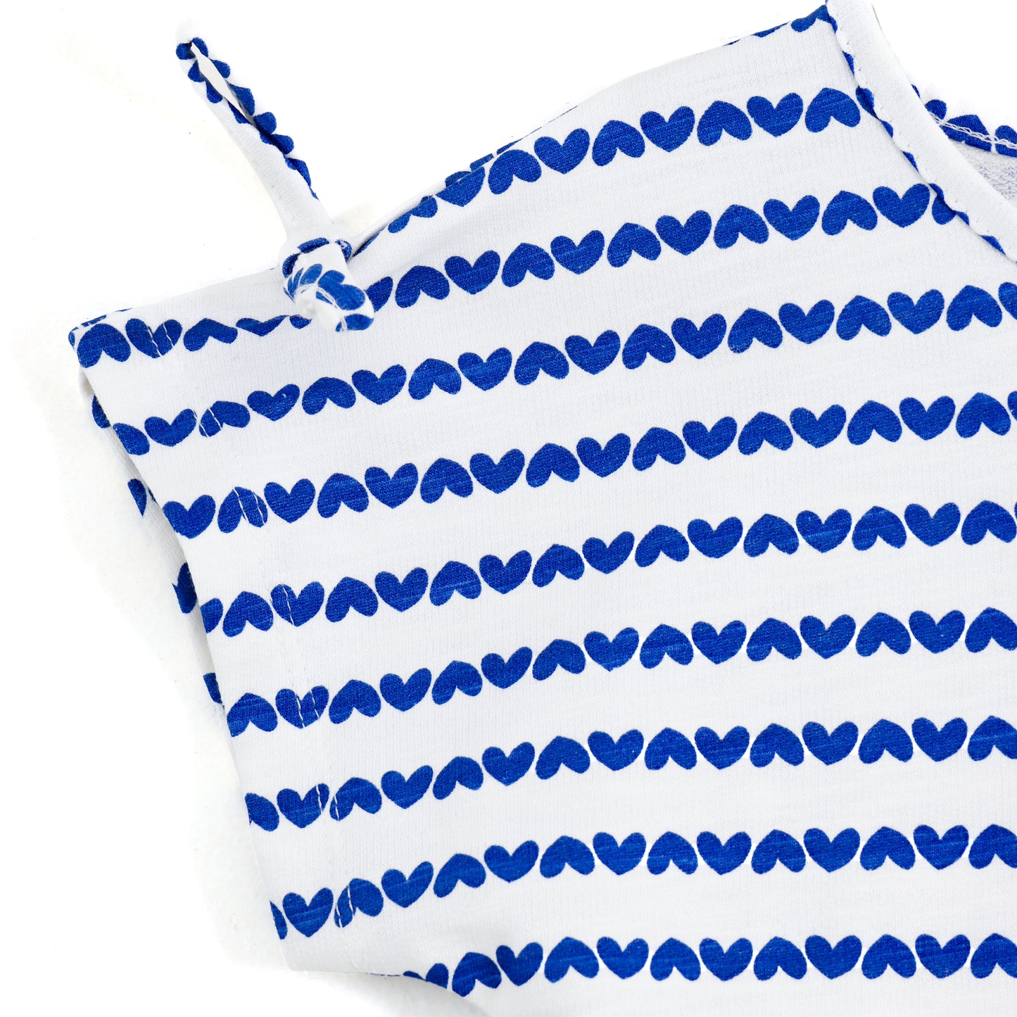 JusCubs Girls Heart Print Tie-Up Top