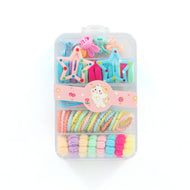Girls Hair Accessories Organizer Box – Assorted Pack of 5 Each