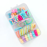 Girls Hair Accessories Organizer Box – Assorted Pack of 5 Each