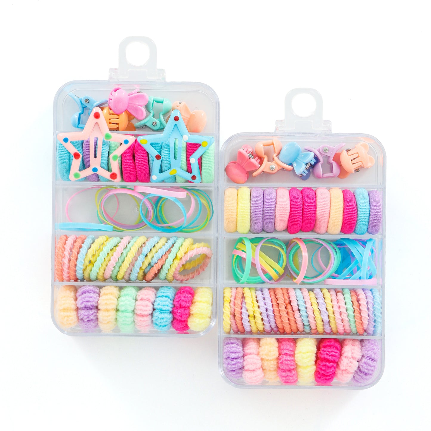 Girls Hair Accessories with Organizer Box - Pack of 2
