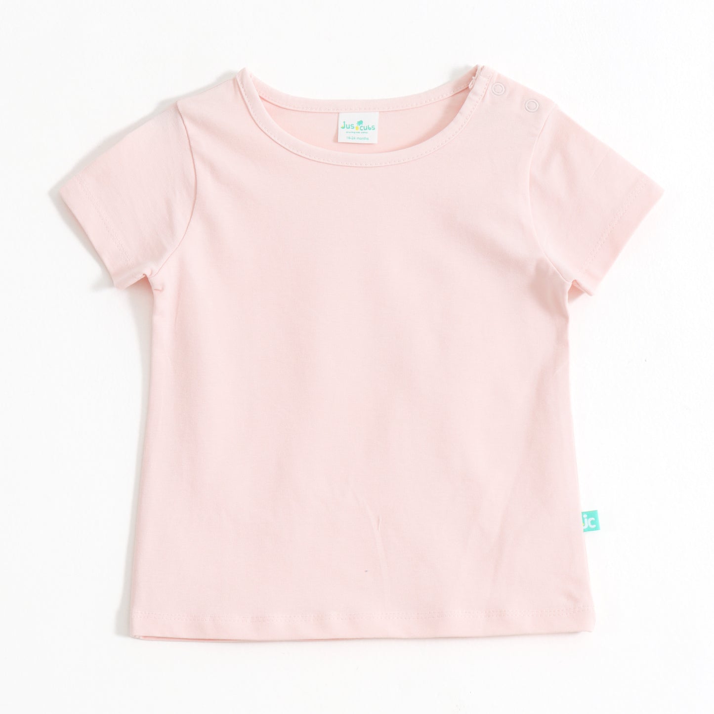 Baby Girls Heart Printed Cotton Dungaree with Half Sleeve T-Shirt Set