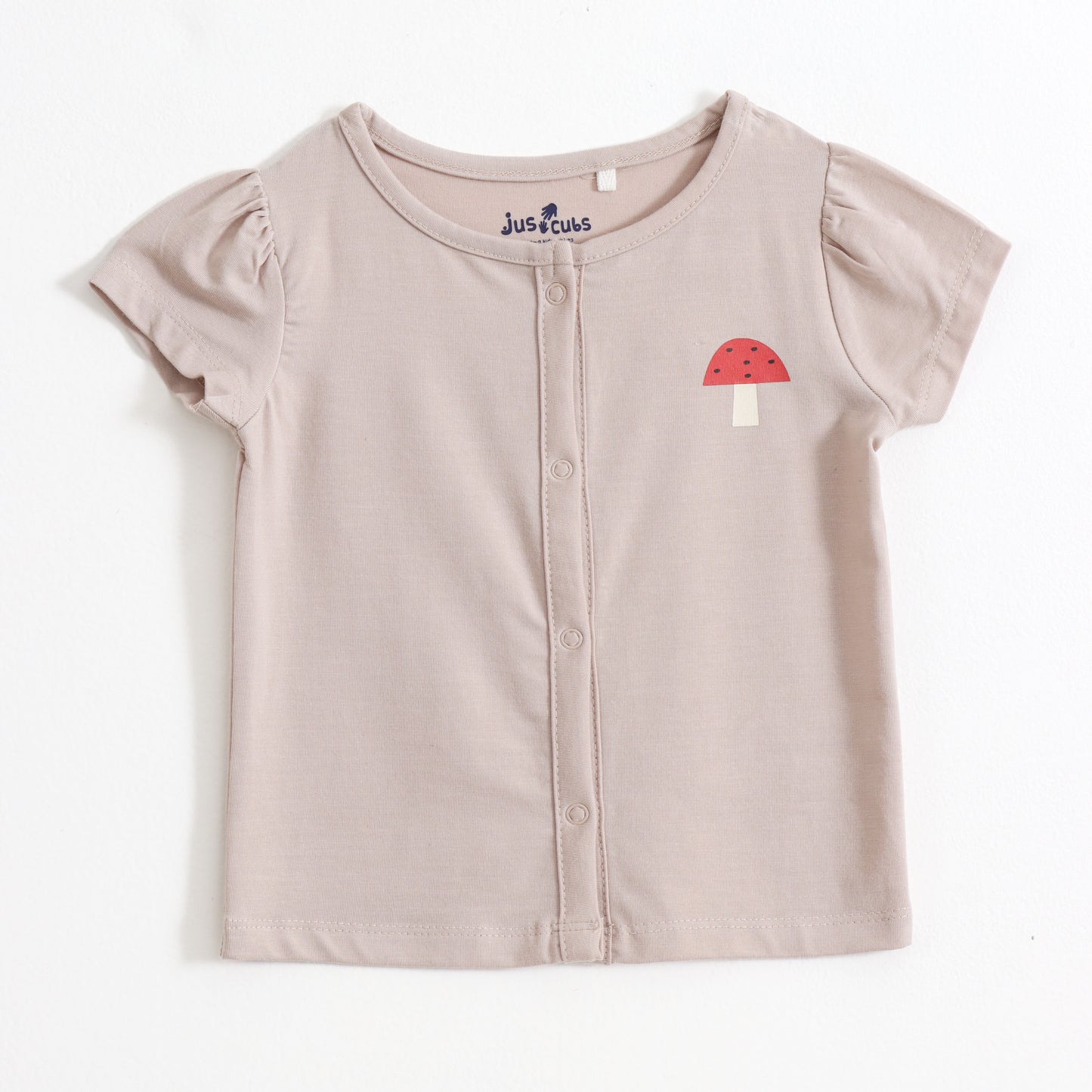 Baby Girls Cotton Front Open Half Sleeve T-Shirt Pack of 2
