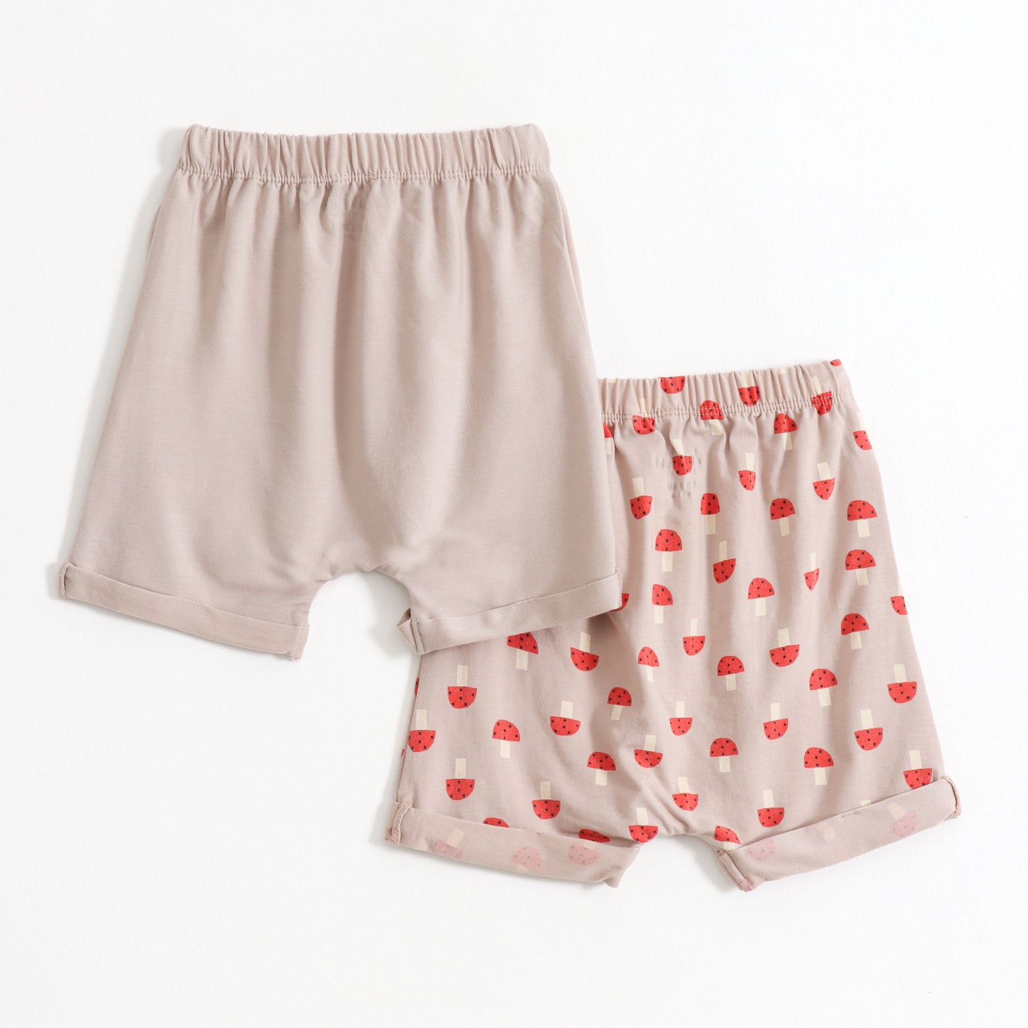 Baby Girls Cotton Shorts Pack of 2