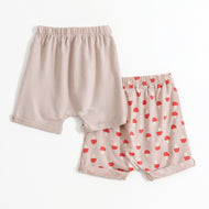 Baby Girls Cotton Shorts Pack of 2