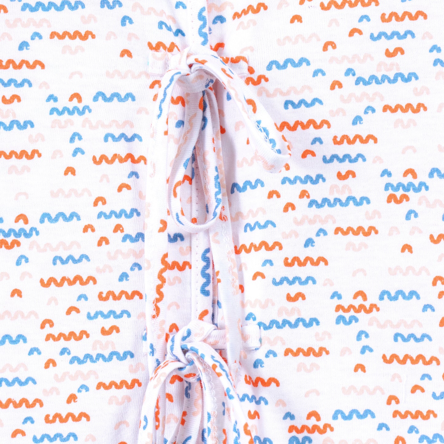 Baby Unisex Cotton Sleeveless Tie-Up Jhabla Pack of 2