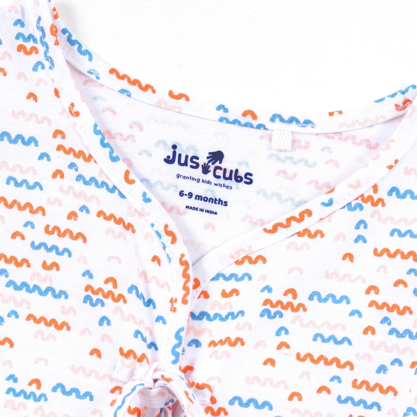 Baby Unisex Cotton Sleeveless Tie-Up Jhabla Pack of 2