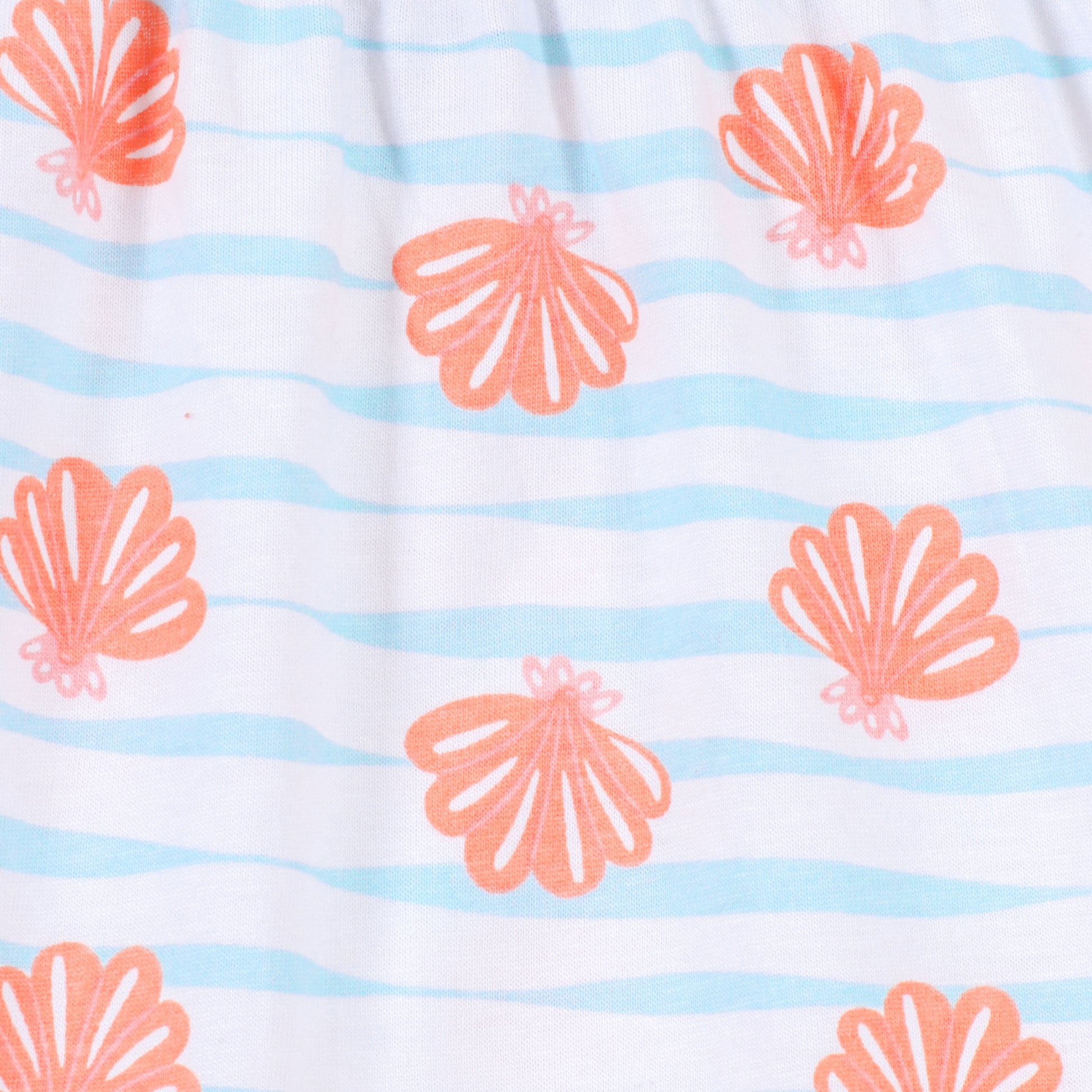 Baby Girls Cotton Knit Shorts Pack of 2