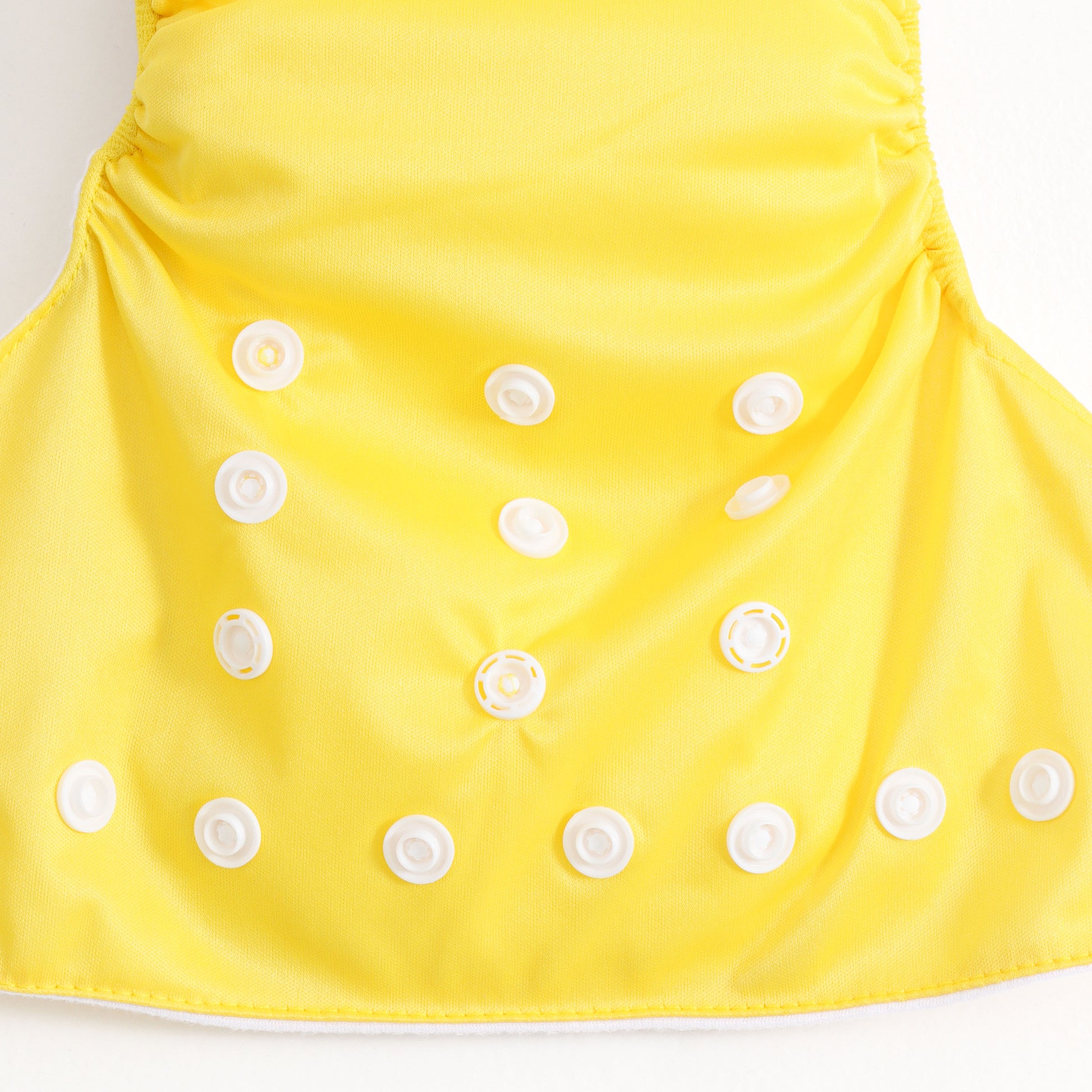 Baby Reusable Adjustable Cloth Diaper Pack of 2 – Yellow Solid & Alphabet Animal Print | Washable |
