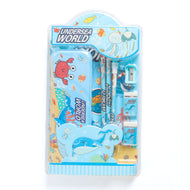 Kids Cartoon Stationery Kit with Pencil Box – Assorted Pack of 1