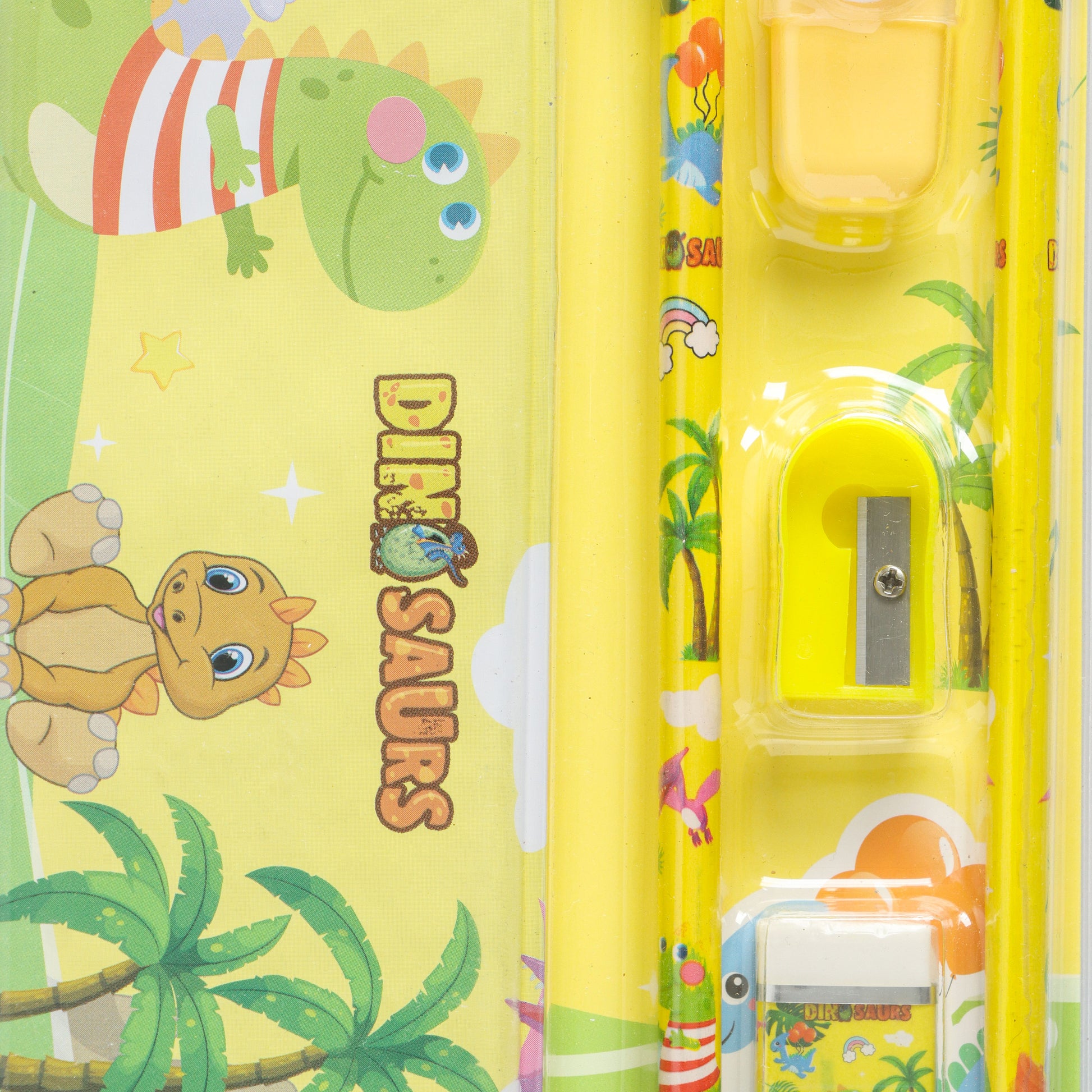 Kids Cartoon Pencil Box Stationery Set – Assorted Pack of 1